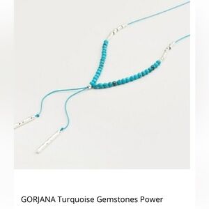 Gorjana NEW Power turquoise gemstone necklace